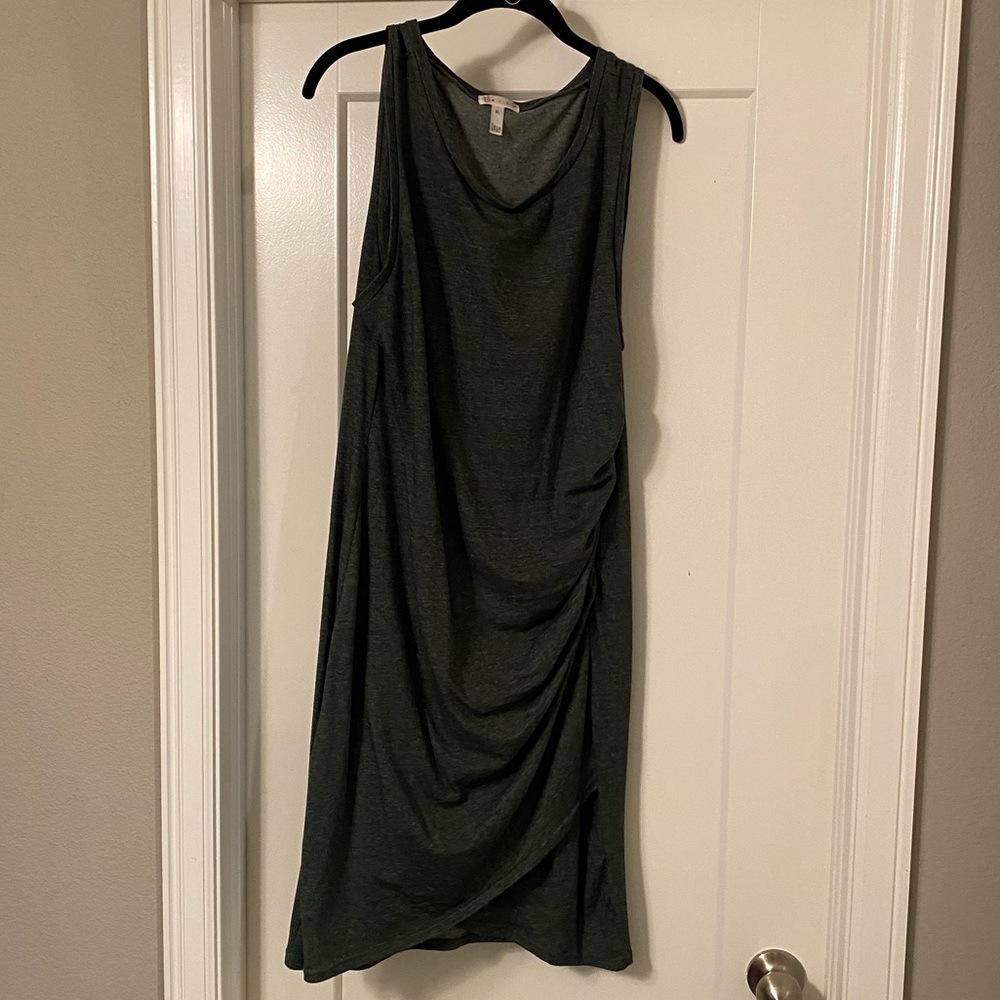 Leith sleeveless ruched dress